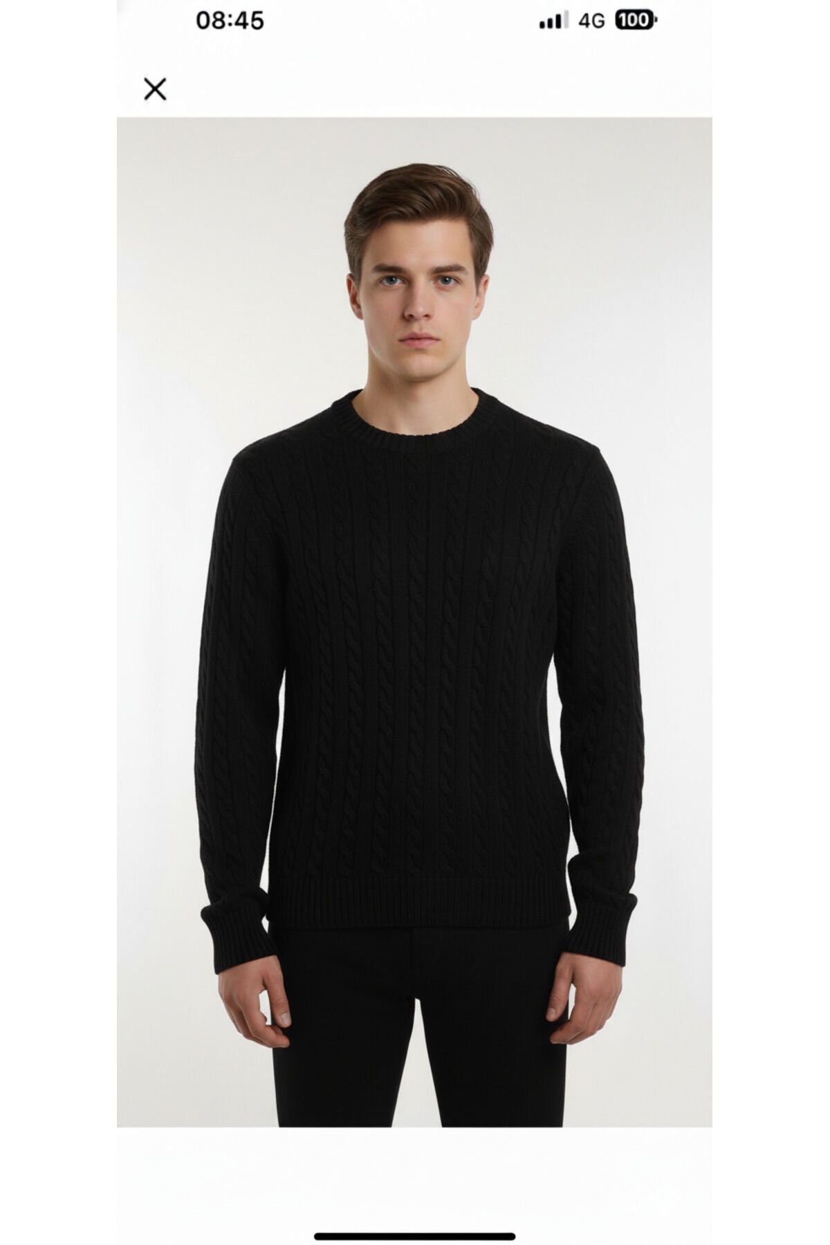 erkek-bisiklet yaka-saç örgülü-salaş kazak