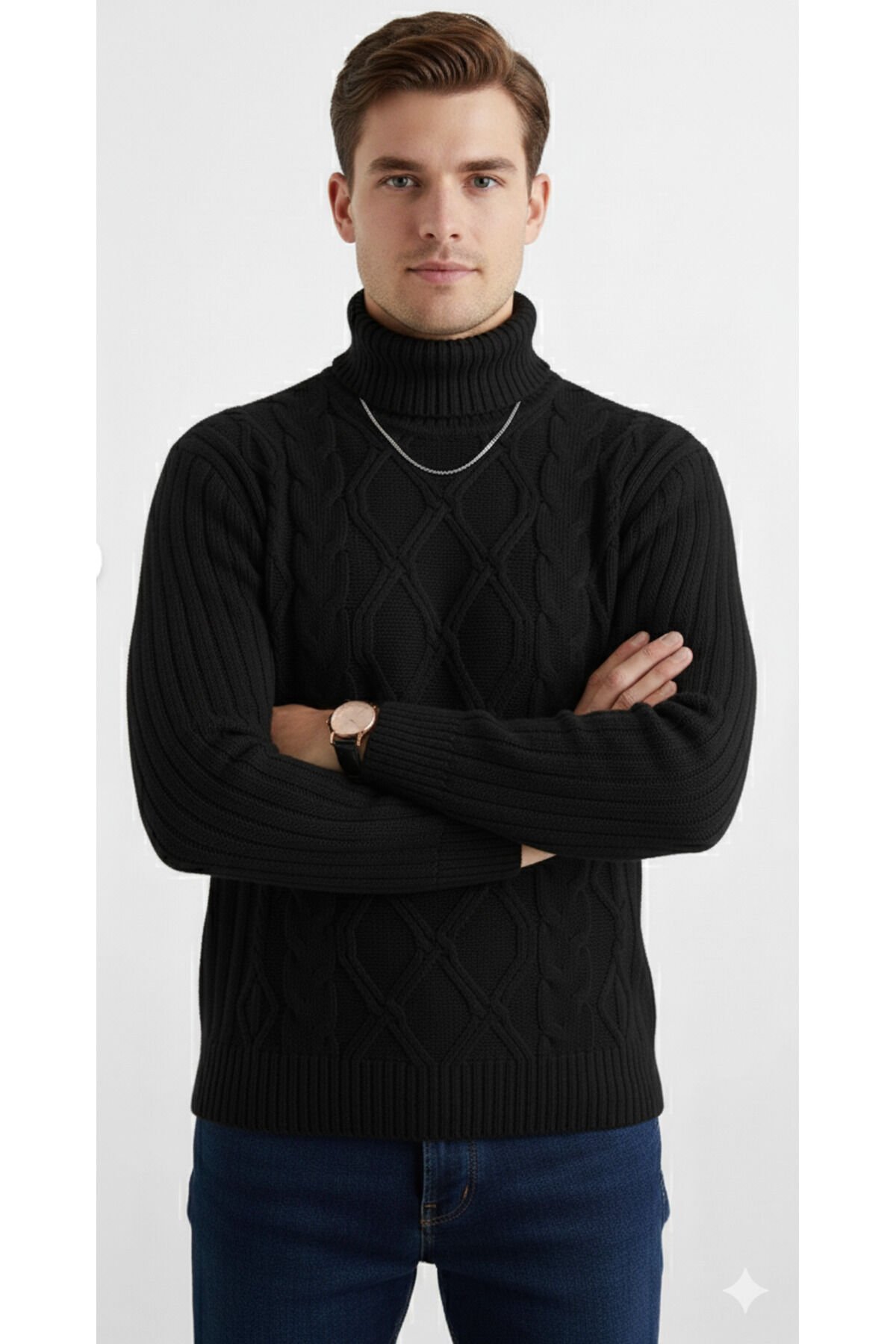 ERKEK-BOGAZLI-YARIM BALIKÇI-YAKA-TRIKO