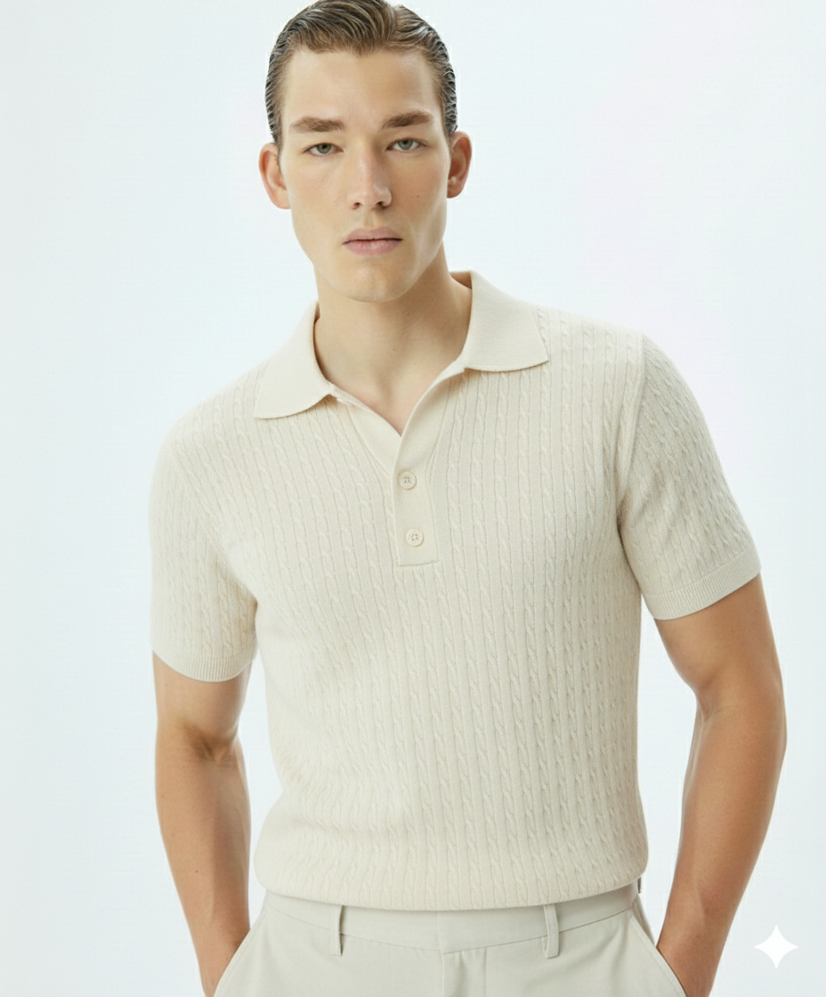 erkek terletmez triko polo yaka 3 dügmeli kısa kol penye